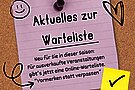 Neu: Warteliste für ausverkaufte Veranstaltungen